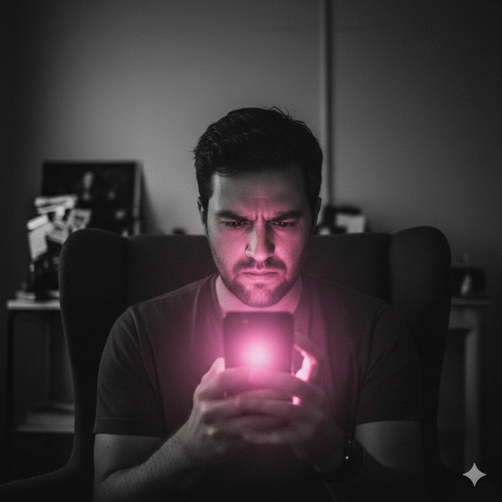 The frustration of dating app addiction